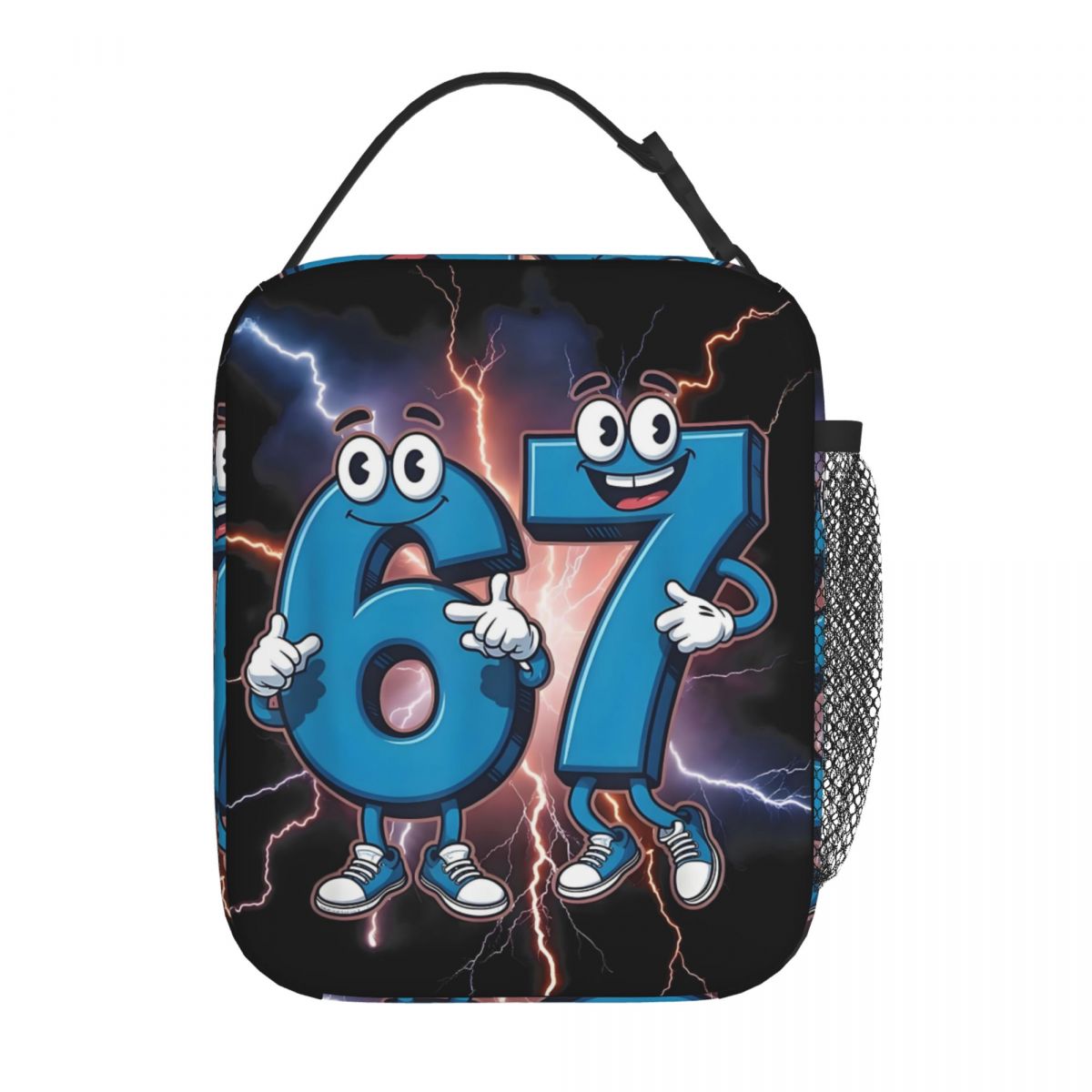 Gaming Accessories Bag - カスタム Brainrot 67 シックスセブン 断熱ランチバッグ 女性用