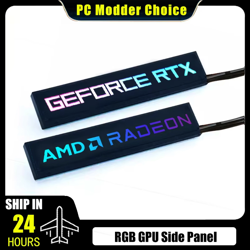 Gaming Zone Accessories - コンピュータケース GPU サイドパネル RGB RTX AMD