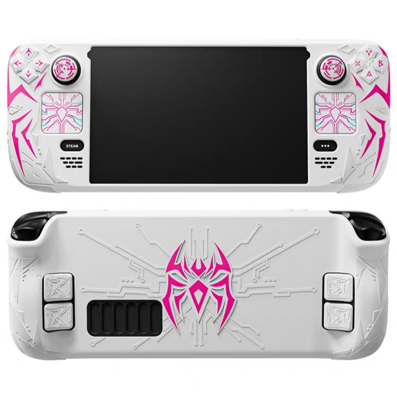 Gaming Accessories 10 Year Old - PlayVital 保護ケース Steamdeck 用 サイバースパイダーデザイン 落下防止