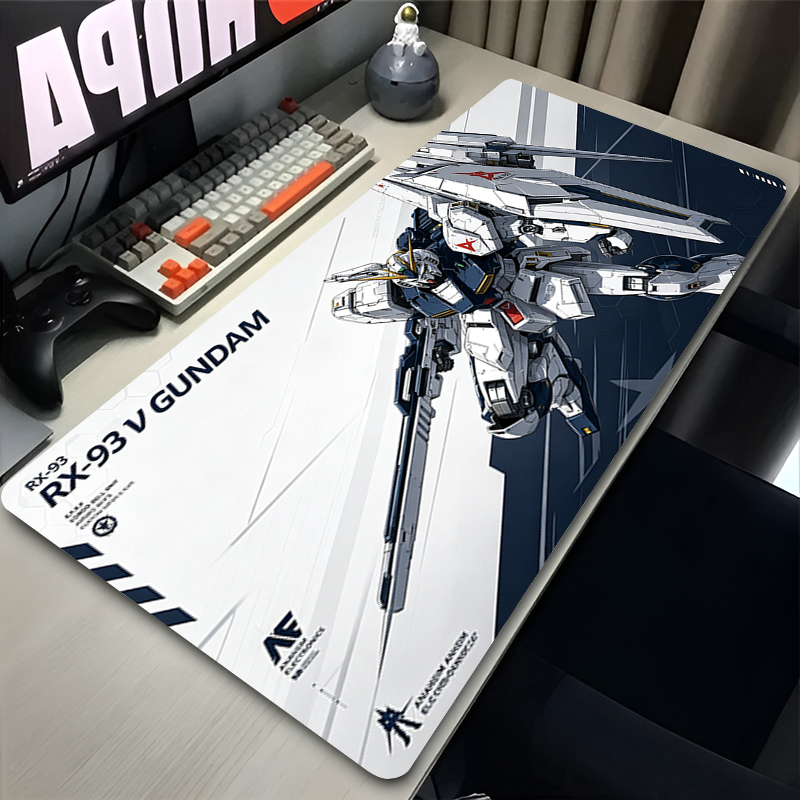 Gaming Accessories Keyboards - 大型マウスパッド、人気ゲーム用キーボードパッド、メカニカル・ウォリアー、ガンダム、アニメ、拡張マット、テーブル用、クールなゲーミングアクセサリー、コンピューターマウスパッド