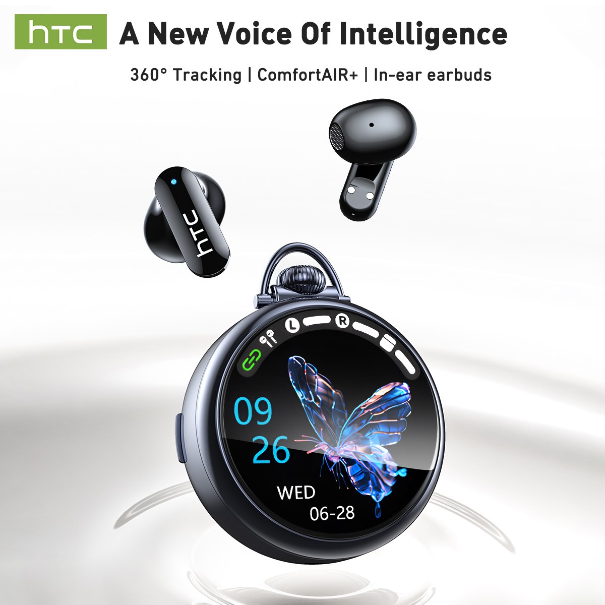 Gaming Accessories Monitor - HTC NE71 トゥルーワイヤレスイヤホン Bluetooth 6.0 ANC