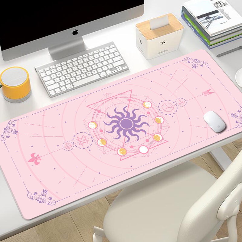 魔法の月の星が付いたゲームマウスパッド,大きいサイズ,紫,か - Gaming Accessories Girls のレビューと価格