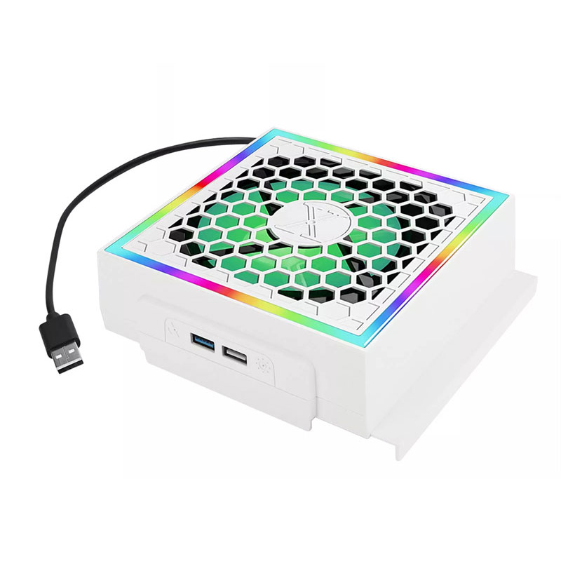 ムードライト付きLED冷却ファン,調整可能なコンソール,7つ - Gaming Accessories Led のレビューと価格