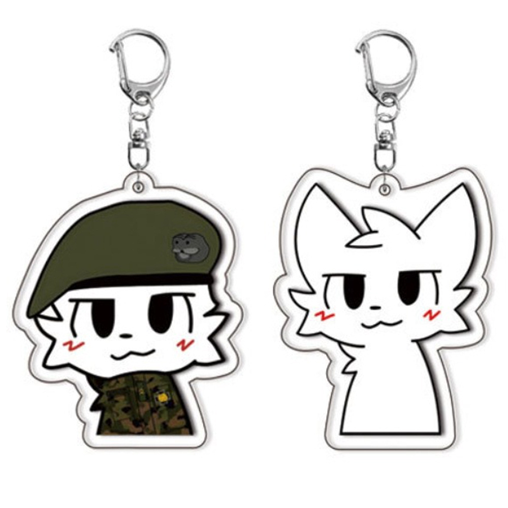 かわいい白黒猫のキスをする男の子キーホルダー、アクセサリーバ - Gaming Accessories Bag のレビューと価格