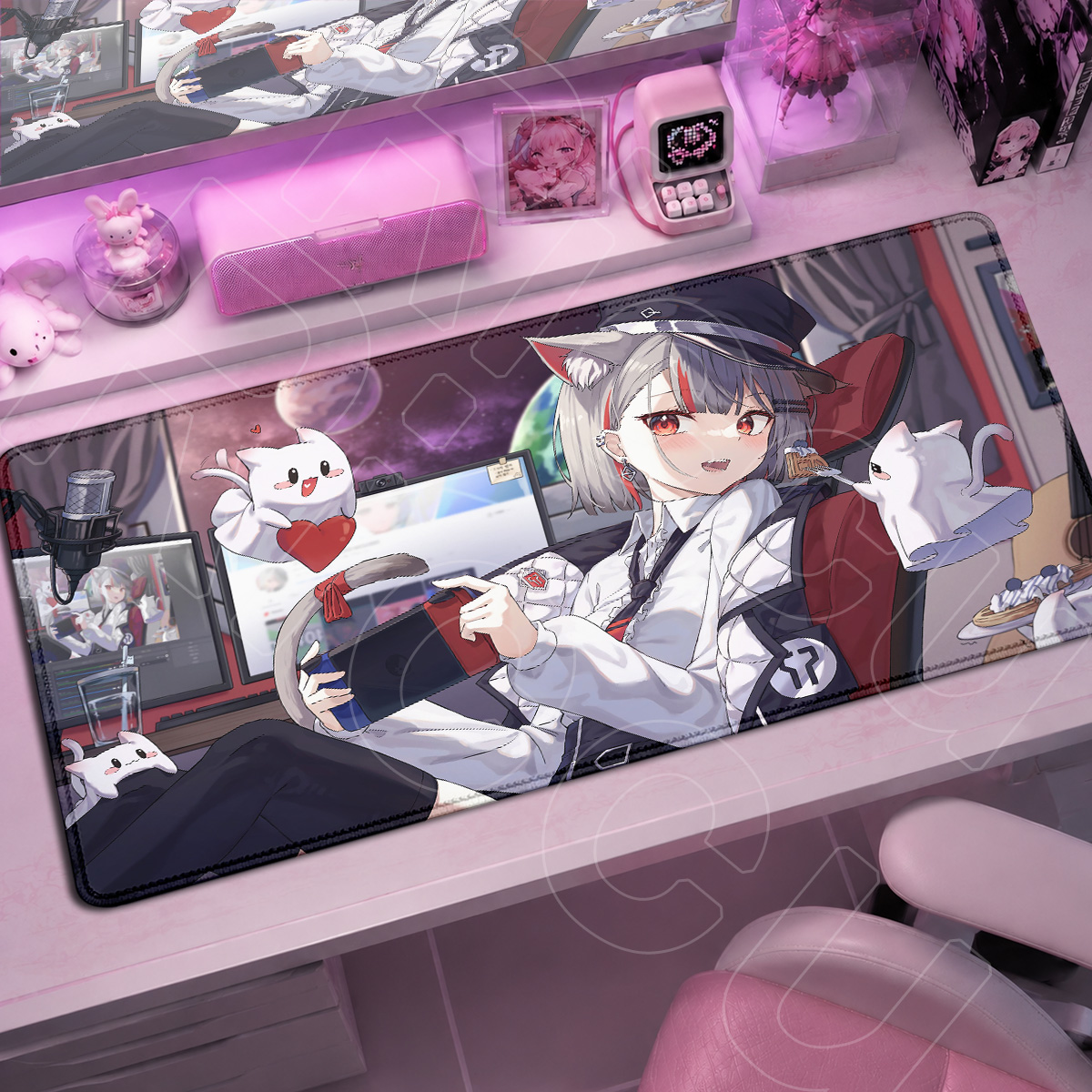カワイイガール ネネコマシロ StelLive アニメマウス - Gaming Accessories Girls のレビューと価格