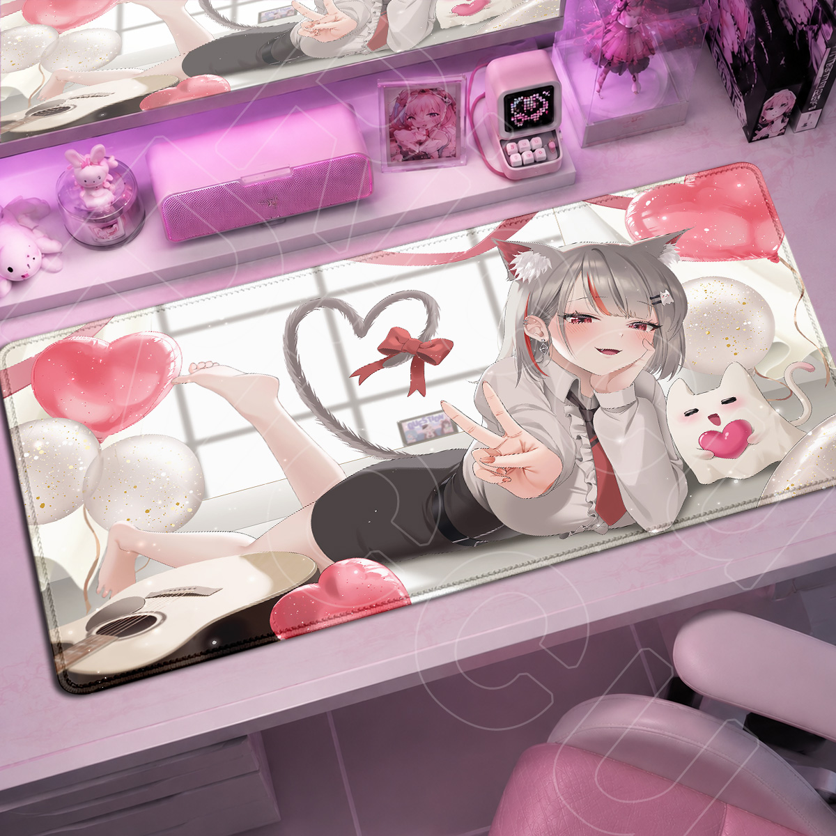 カワイイガール ネネコマシロ StelLive アニメマウス - Gaming Accessories Girls のレビューと価格