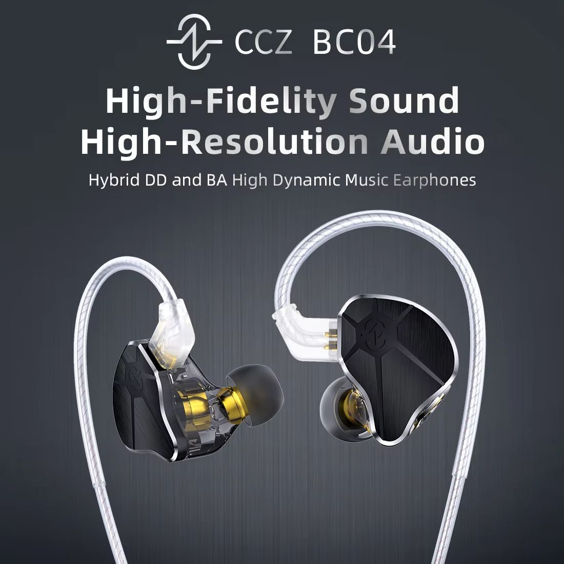 CCZ BC04 1DD+1BA ハイブリッド IEM ヘッ - Gaming Accessories Monitor のレビューと価格