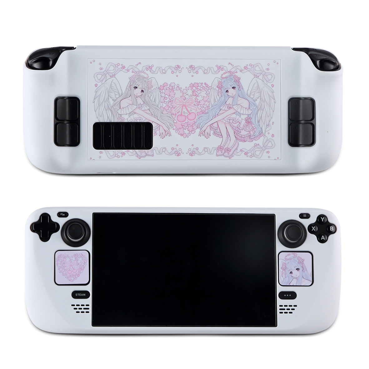 スチームデッキ保護ケースピンク桜エンジェルパターン PC ハ - Gaming Accessories 10 Year Old のレビューと価格