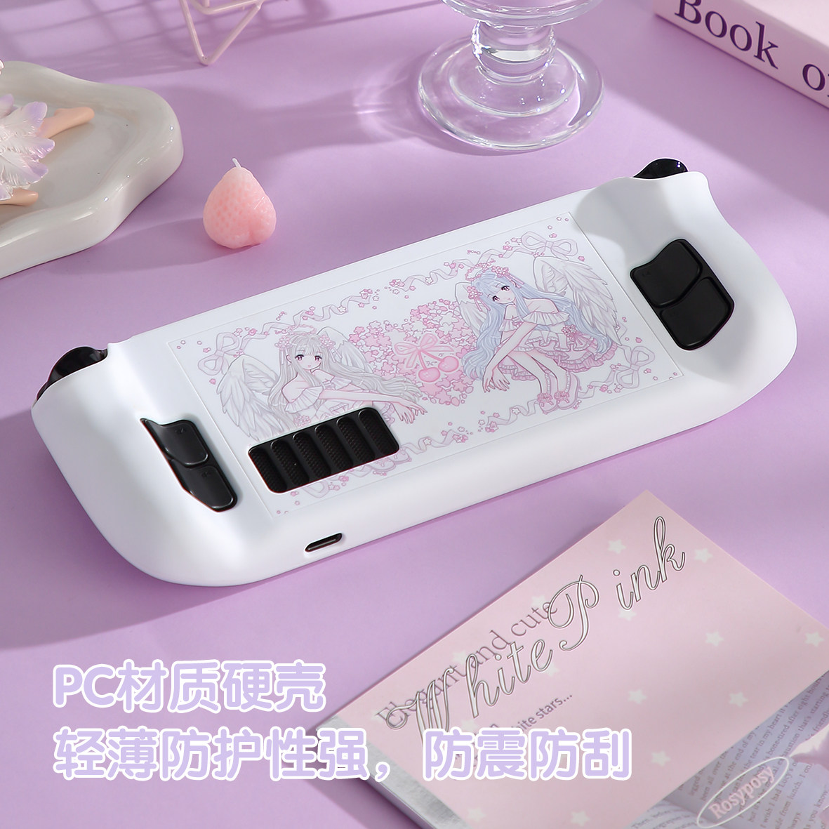 スチームデッキ保護ケースピンク桜エンジェルパターン PC ハ - Gaming Accessories 10 Year Old のレビューと価格