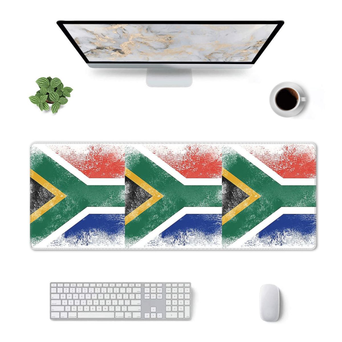 大型マウスパッド 南アフリカ国旗 ゲーマー向け PC ノート - Gaming Accessories South Africa のレビューと価格