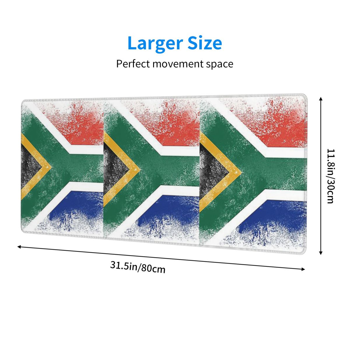 大型マウスパッド 南アフリカ国旗 ゲーマー向け PC ノート - Gaming Accessories South Africa のレビューと価格