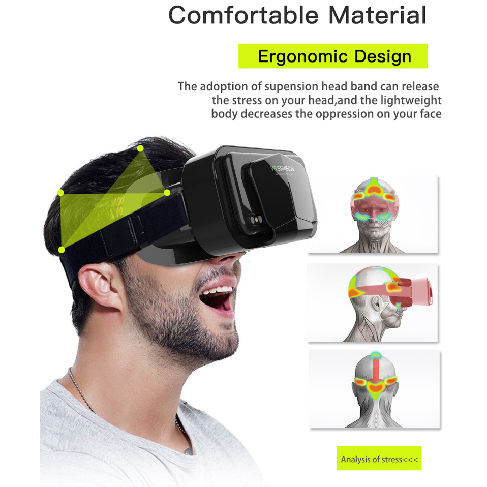 Shinecon VRグラス 3Dヘッドセット バーチャルリ - Gaming Accessories 10 Year Old のレビューと価格