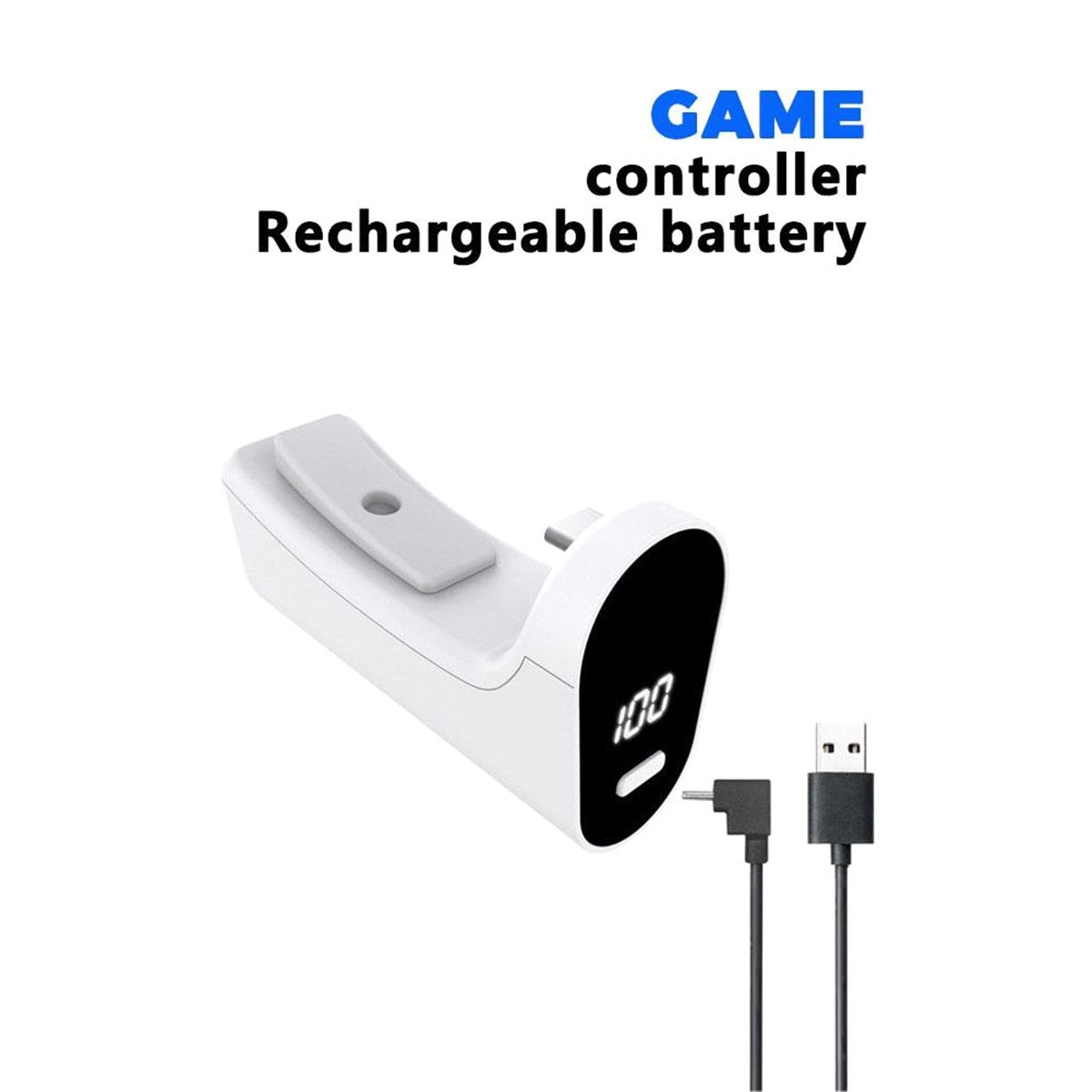 ゲームコントローラー用充電バッテリー 2000mAh USB - Gaming Accessories Led のレビューと価格