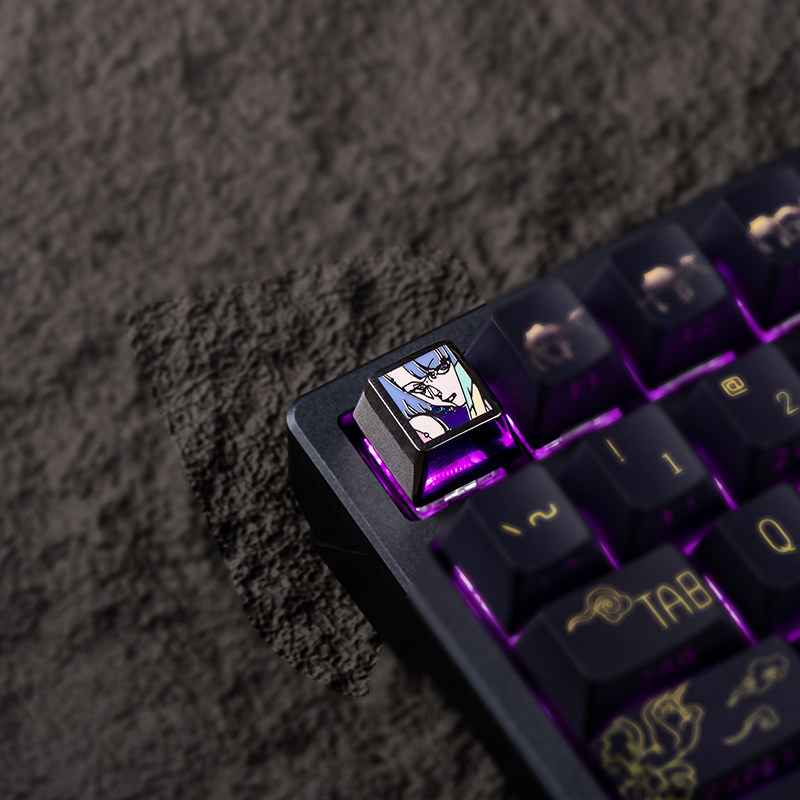 アニメキーキャップサイバーパンク 2077 テーマメカニカル - Gaming Accessories Keyboards のレビューと価格