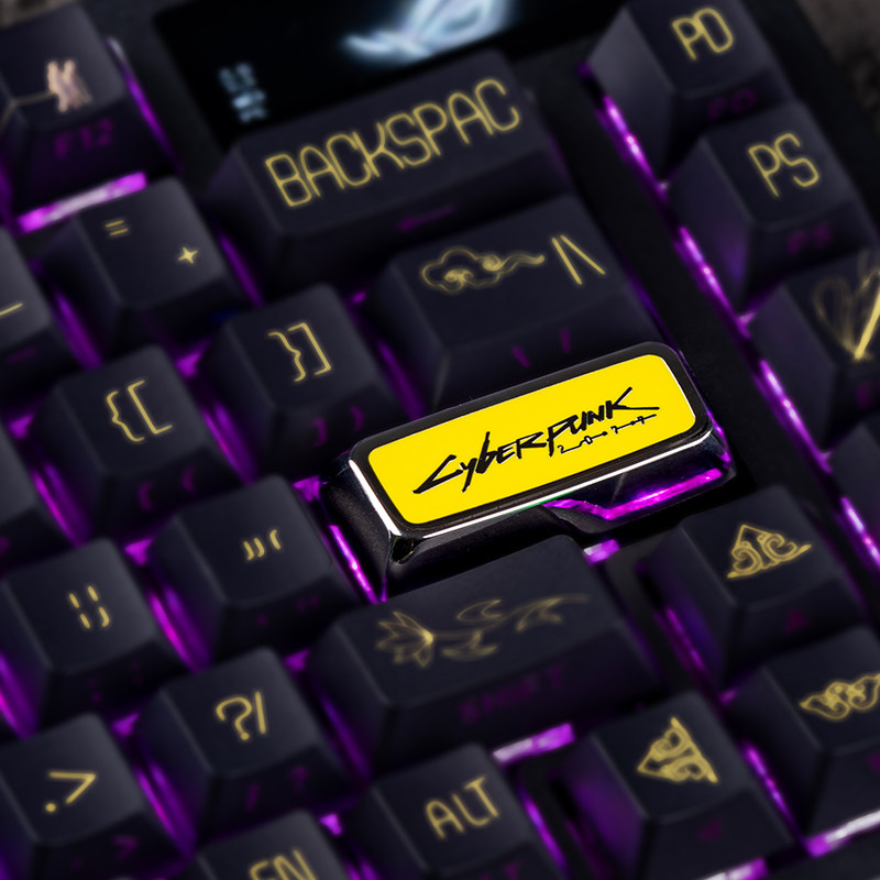 アニメキーキャップサイバーパンク 2077 テーマメカニカル - Gaming Accessories Keyboards のレビューと価格