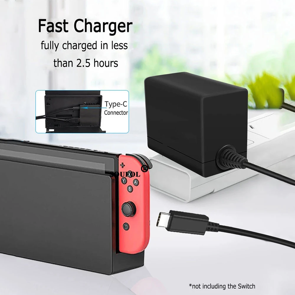 NS Switch & Switch 2用AC電源アダプター - Gaming Zone Accessories のレビューと価格
