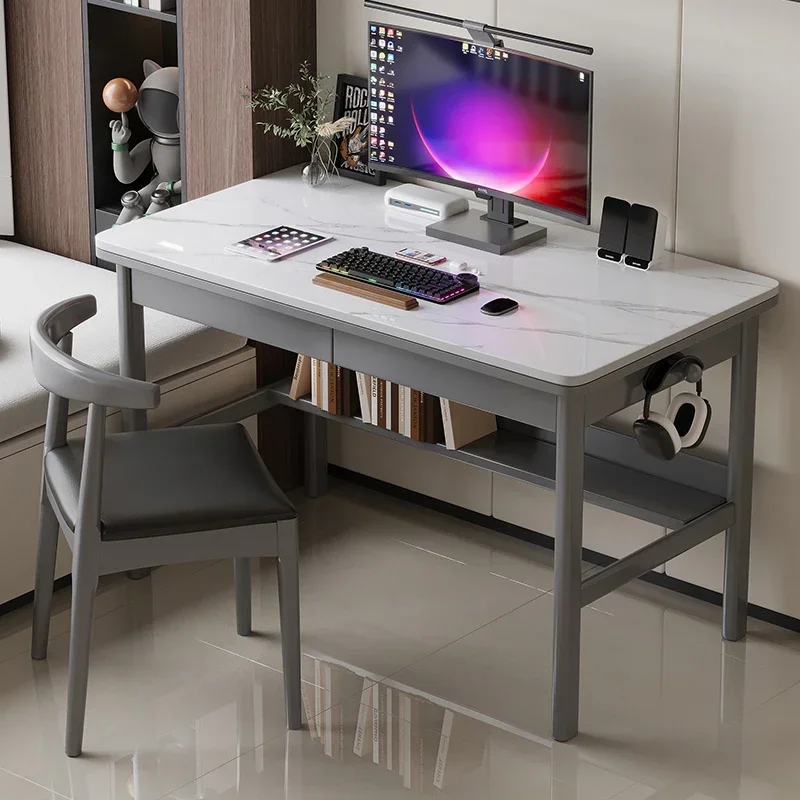 コンピューターホームオフィステーブル白い学習用ゲーム用学生用 - Gaming Accessories Monitor のレビューと価格