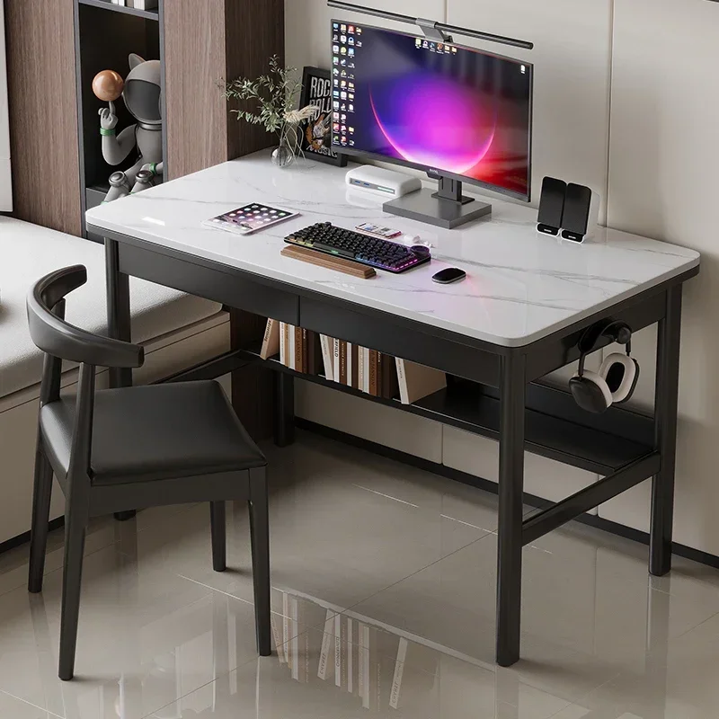 コンピューターホームオフィステーブル白い学習用ゲーム用学生用 - Gaming Accessories Monitor のレビューと価格