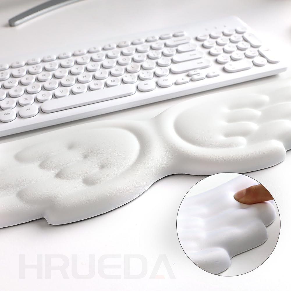 メカニカルキーボードマウスリストレストエンジェルウィング低反 - Gaming Accessories Girls のレビューと価格