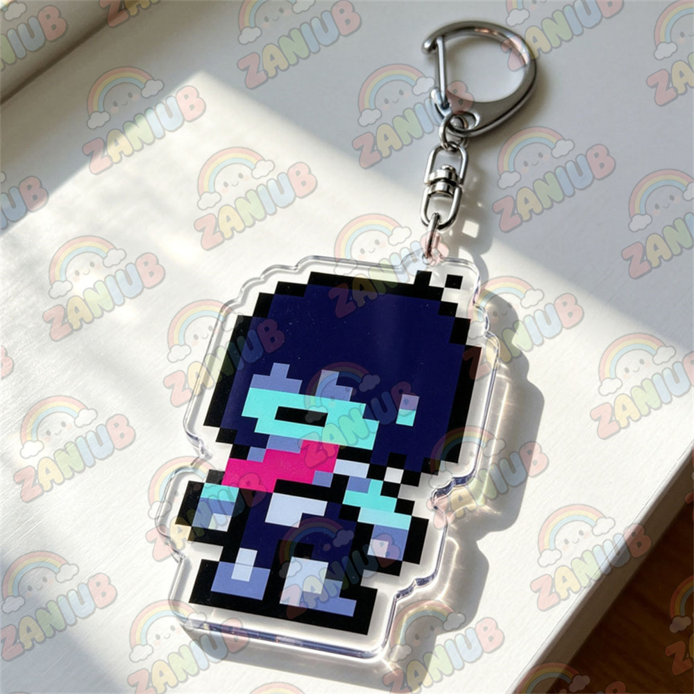 ホットなビデオゲーム「デルタルーン」ピクセルフィギュアキーホ - Gaming Accessories Bag のレビューと価格