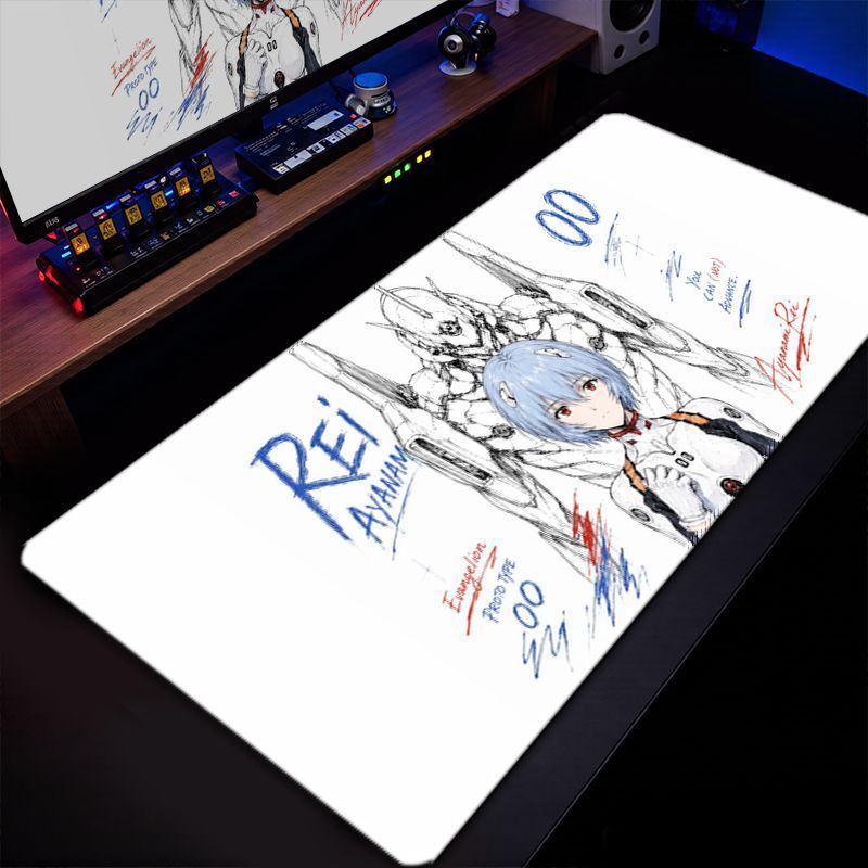 EVAアニメマウスパッド ラインアートスタイル アスカ・レイ - Gaming Accessories Decor のレビューと価格