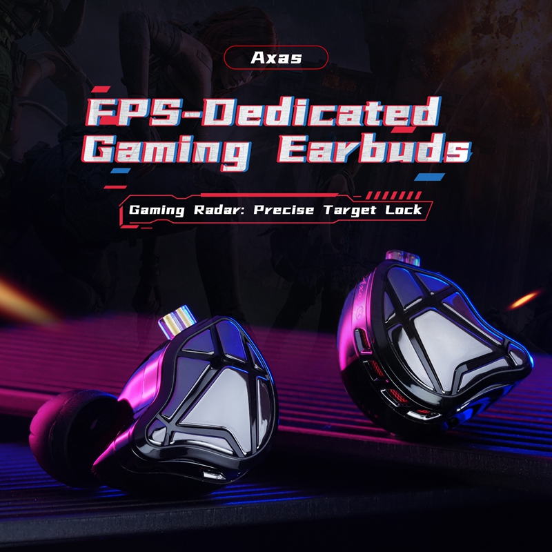    KZ Axas FPSゲーミングIEMヘッドホン プ - Gaming Accessories Monitor のレビューと価格